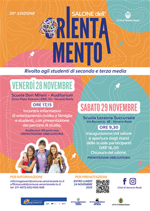 Salone dell'orientamento rivolto agli studenti di seconda e terza media