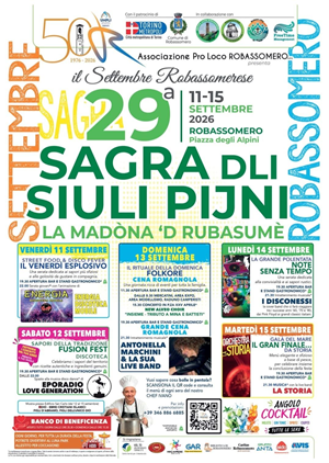Sagra dli Siuli Pijni e Madòna 'd Rubasumè